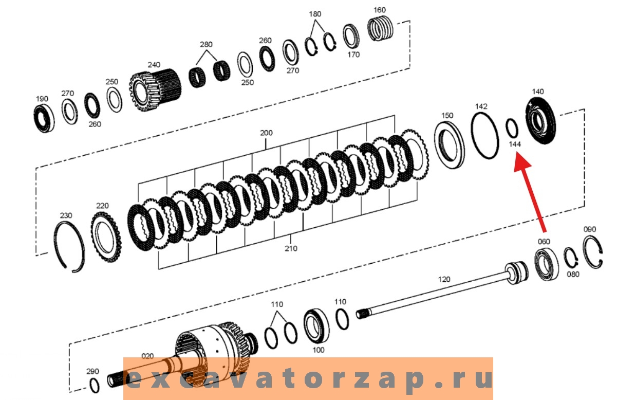 Запчасти для John Deere 315SK/325J/325K