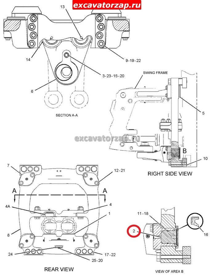 Гидравлическая схема cat 428e