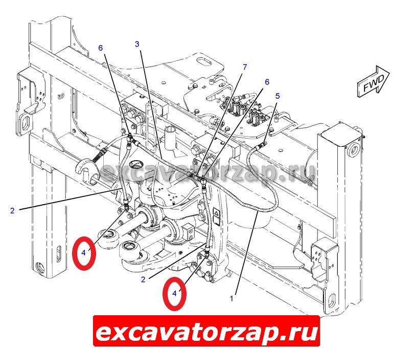 Гидравлическая схема cat 428e