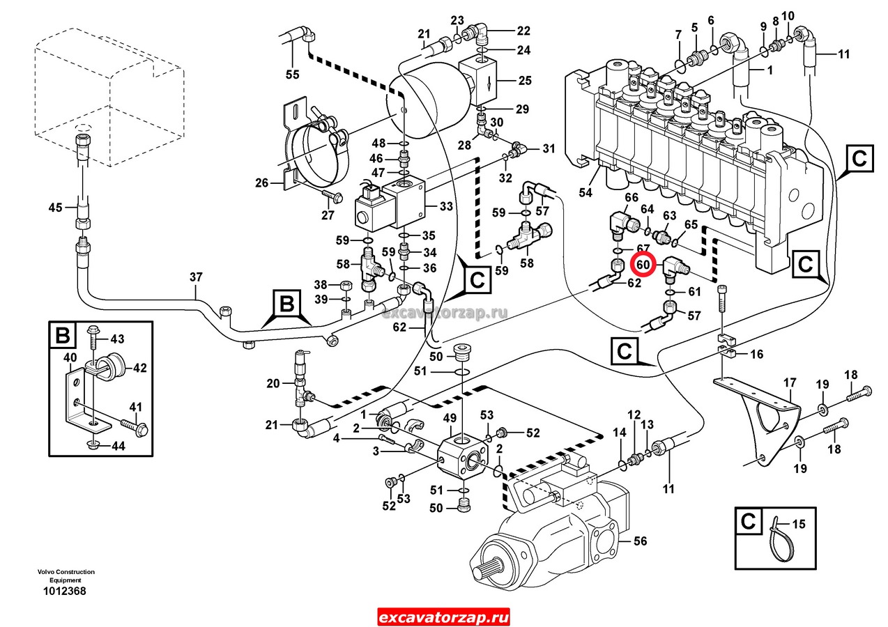 Стоп соленоид volvo bl71 нет питания